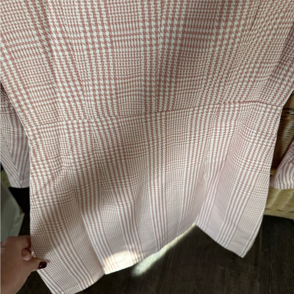 Choosy Plaid Blazer Dress